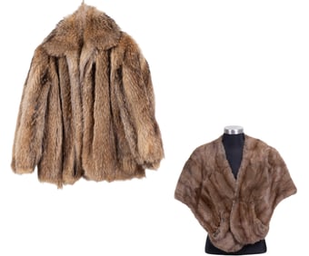 Fur Shrug and Fox Coat