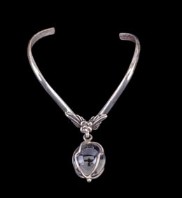 Sterling and Rock Crystal Bracelet