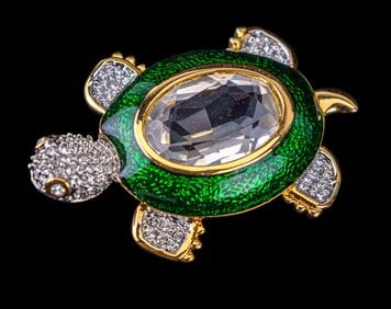Swarovski Designer Jelly Belly Brooch