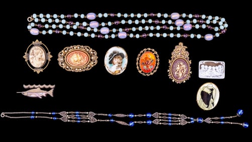 Sterling Art Deco and Vintage Brooches