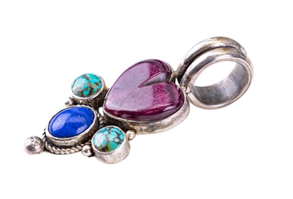 Sterling Semi Precious Pendant
