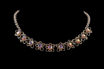 Vintage Rhinestone, Aurora Borealis Jewelry