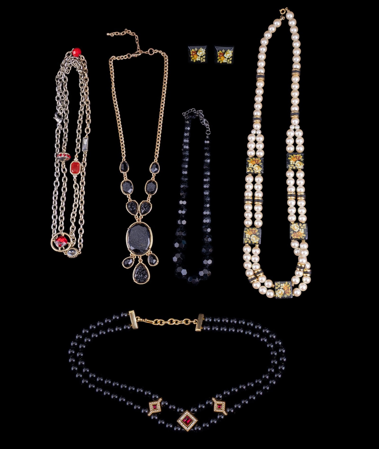 Long Costume Necklace Grouping (1 of 12)