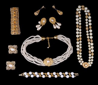 Vintage Multi-Strain Faux Pearl Jewelry