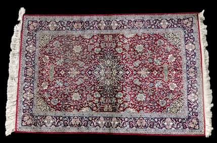 Chinese Silk Rug ~2.5'x4'