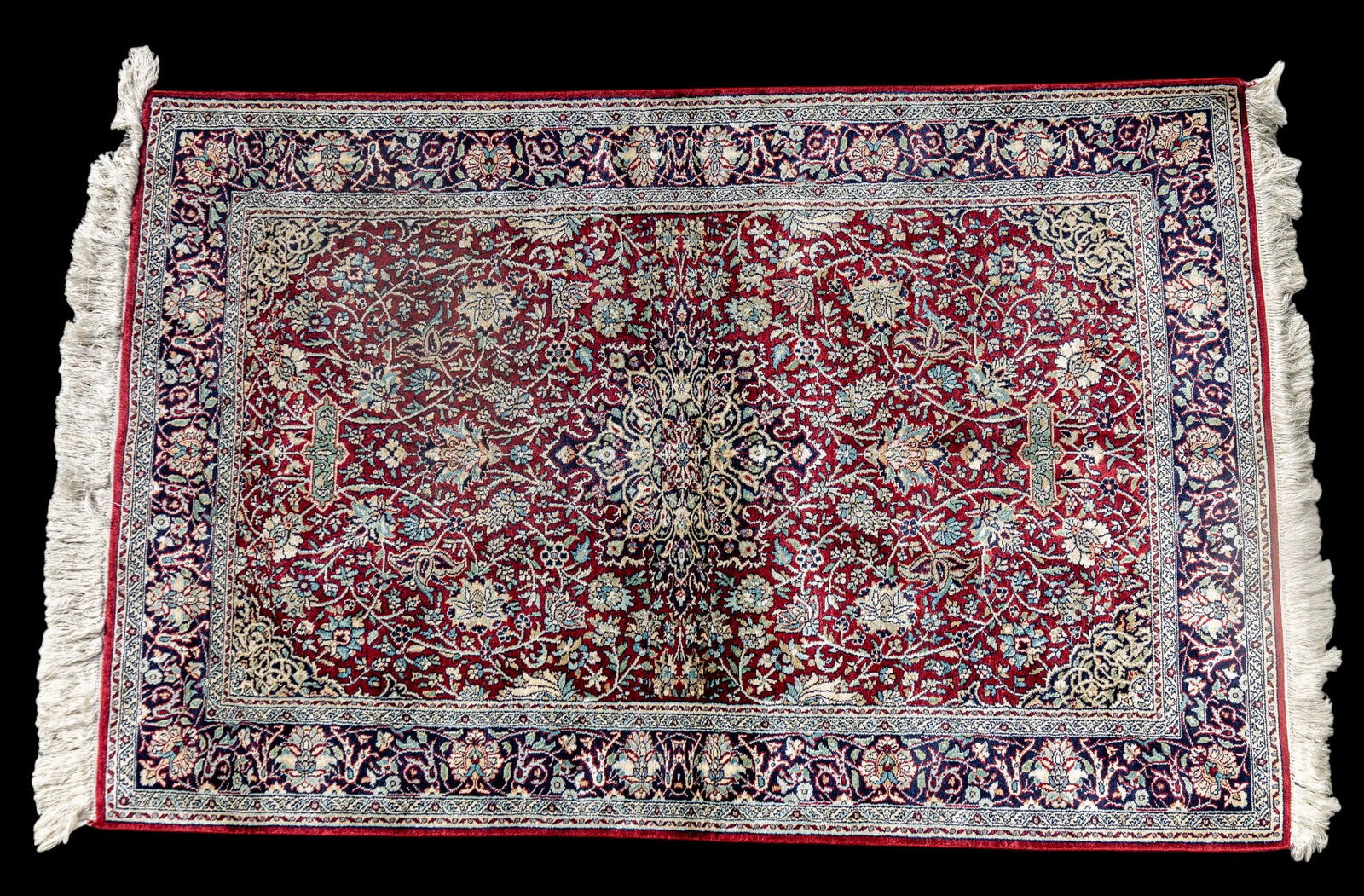 Chinese Silk Rug ~2.5'x4'