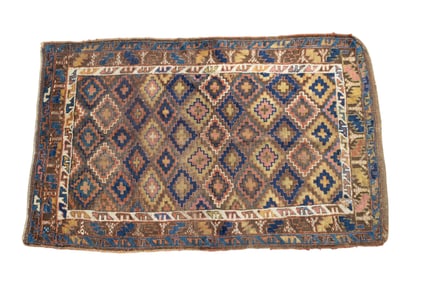 Antique Persian Kazak Rug ~4'x6'