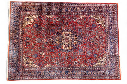 Antique Kashan Carpet ~11.5'L
