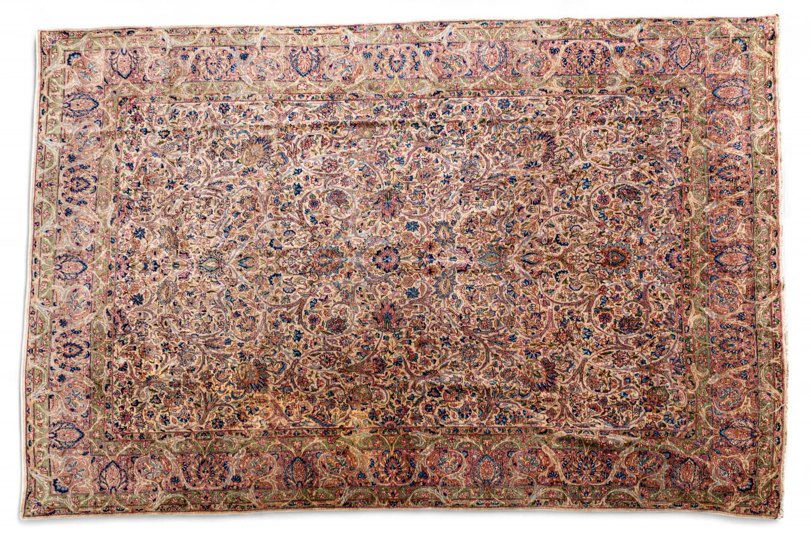 Antique Kerman Carpet ~11'8" L (1 of 10)