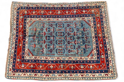 Kazak Hand Woven Rug ~7.75'L