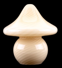 Vintage Murano Glass Mushroom Lamp