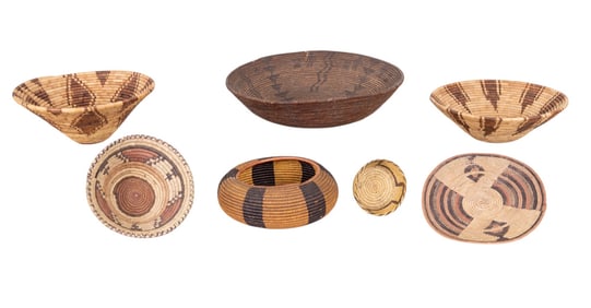 Native American and African Baskets Collection (7)