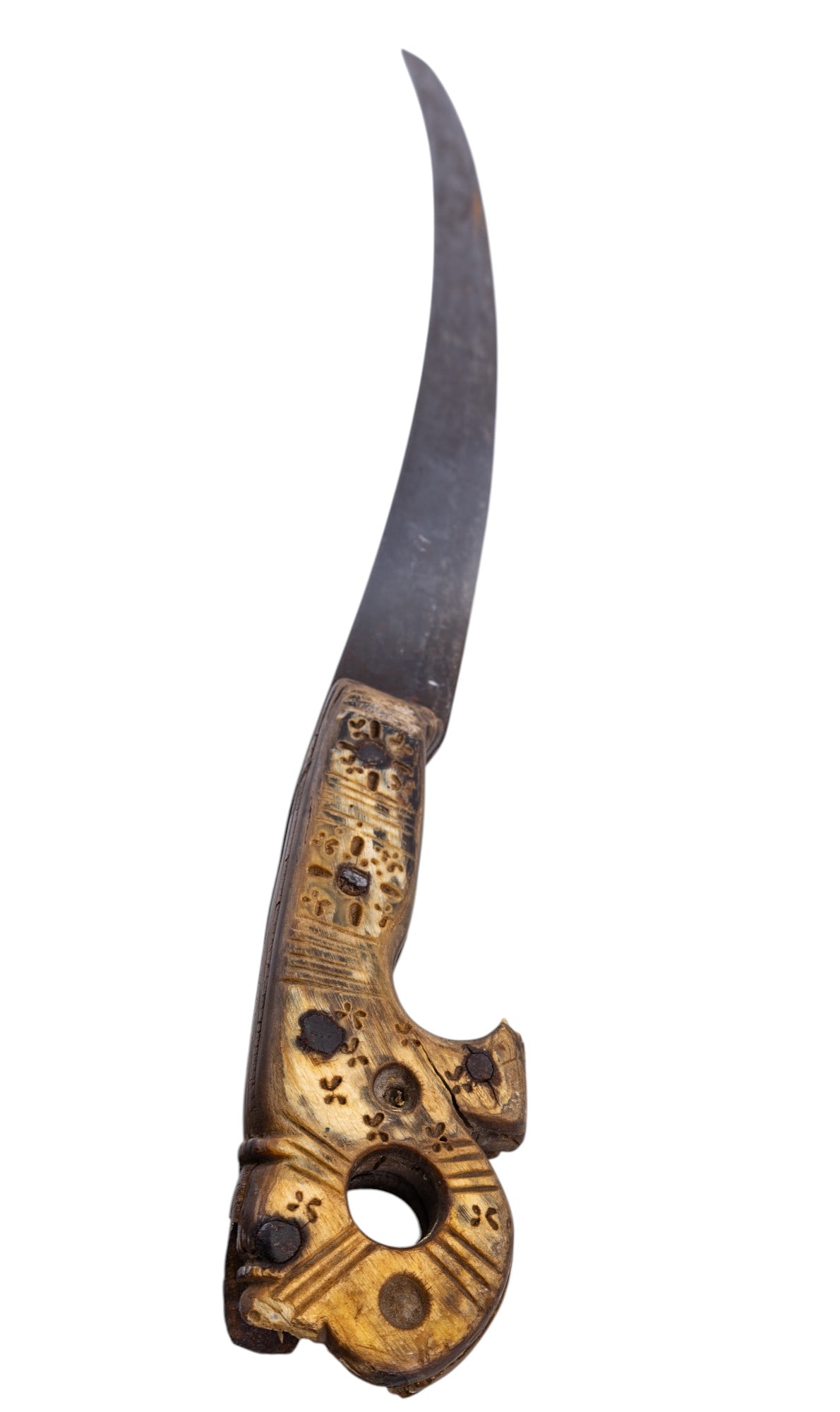 Early Antique Berber Sword w/ Horn Handle (1 of 13)