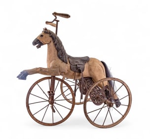19th C. Carved Wood Victorian Hobby Horse