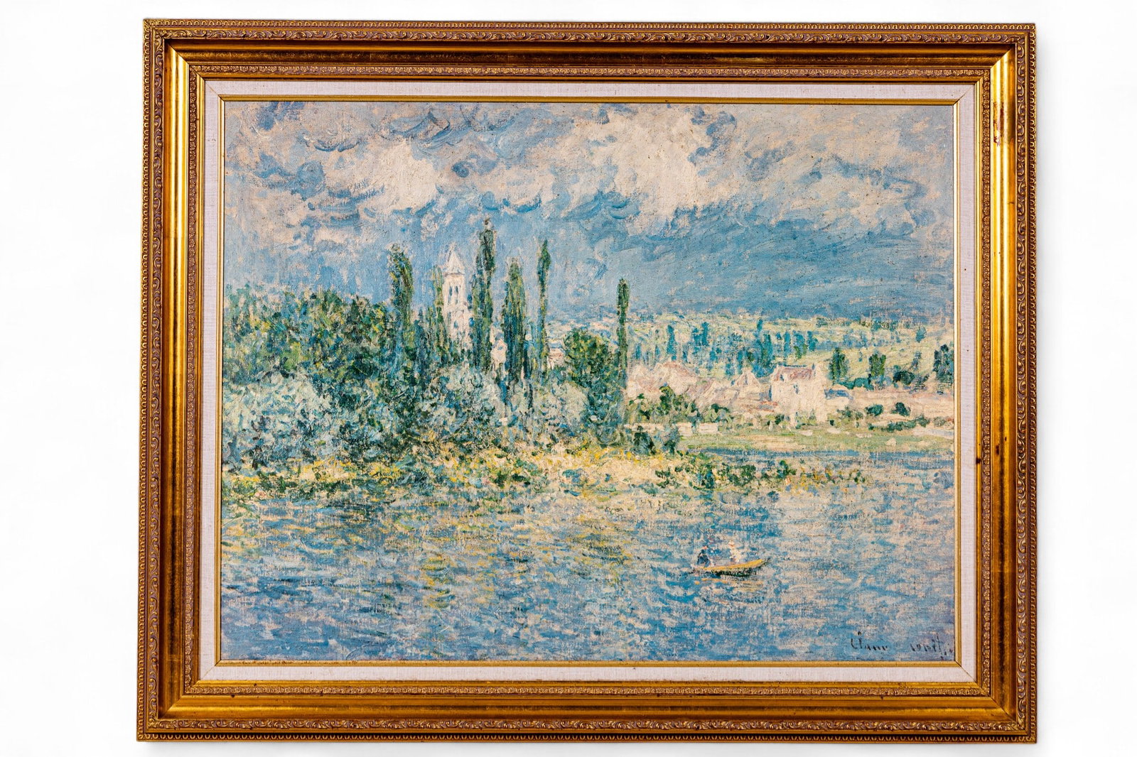 After Claude Monet "Thunderstorms" Oil Painting (1 of 13)