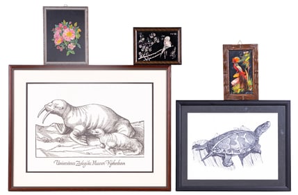 Vintage & Other Art, Floral and Nature (5 Pcs)