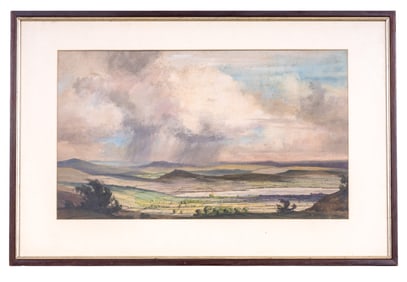 Elliot Seabrooke (1886-1950) Watercolor Landscape