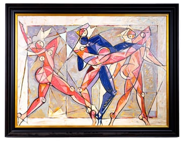 Isaac Kahn- The Dance Color Seriograph (Signed)