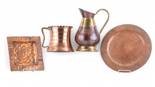 Hammered Copper Vessels and Dishes