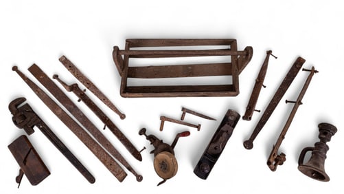 Antique Iron Tools and Hardware