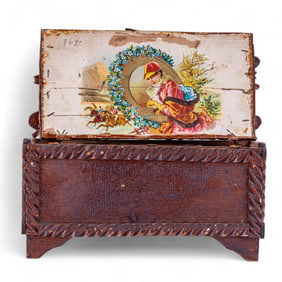 Victorian Tramp Art Box