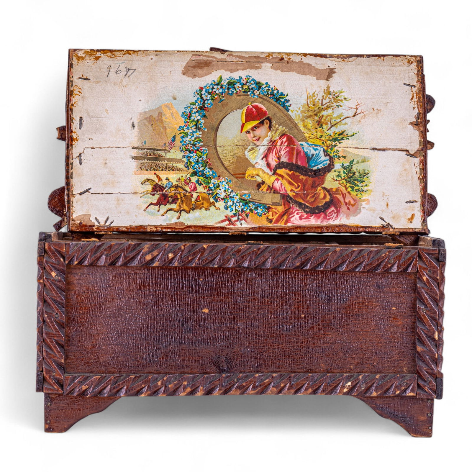 Victorian Tramp Art Box (1 of 11)