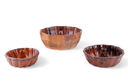 19th C Turks Head Bowls (3)