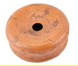 1880 Garfield Redware Spittoon, Rare, Signed