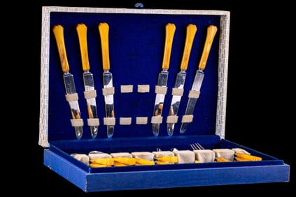 Valley Forge Bakelite Stainless Cutlery (25 Pc.)