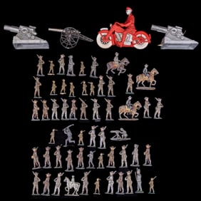 Collection of Early Cast Soldiers & Auburn