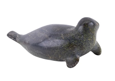 Early Inuit Stone Seal Carving