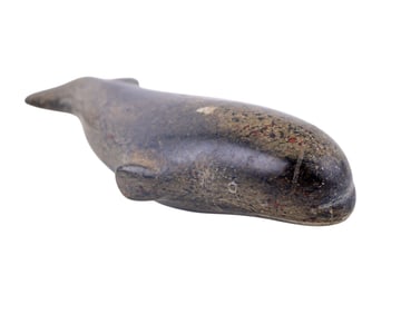 Early Inuit Stone Whale Carving