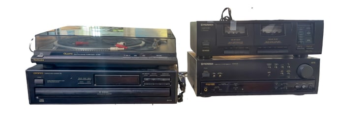 Pioneer, Technics, and Onkyo Stereo Equipment