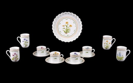 Georges Briard Victorian Garden Cups/Plates