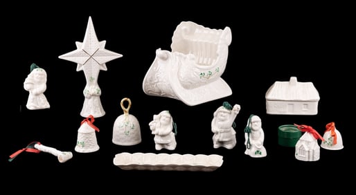 Belleek Ireland Christmas Ornaments and Decor