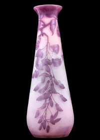 Antique Cameo Vase, Galle-Style