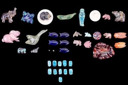 Ross Parkinson, Carved Fetish Beads for Jewelry