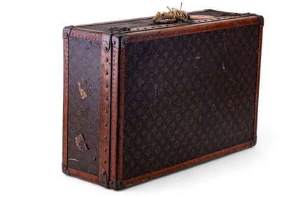 Louis Vuitton Hard Case Leather Suitcase