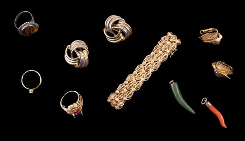 Sterling Segmented Bracelet, Ring, more Jewelry