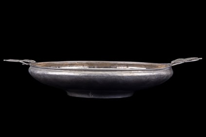 Arts & Crafts Hammered 850 Silver Fruit Bowl