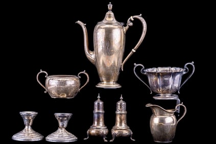 Sterling Silver Tableware, Various Makers, Ages
