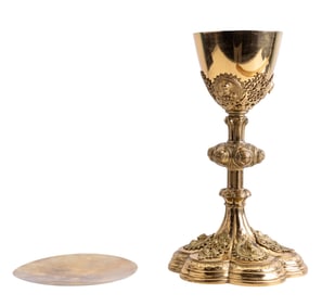 Benzinger Bros Sterling Chalice & Paten