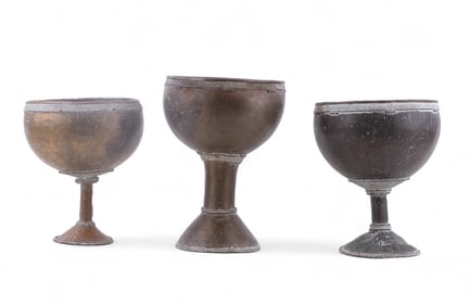 3 Early Bronze Chalices