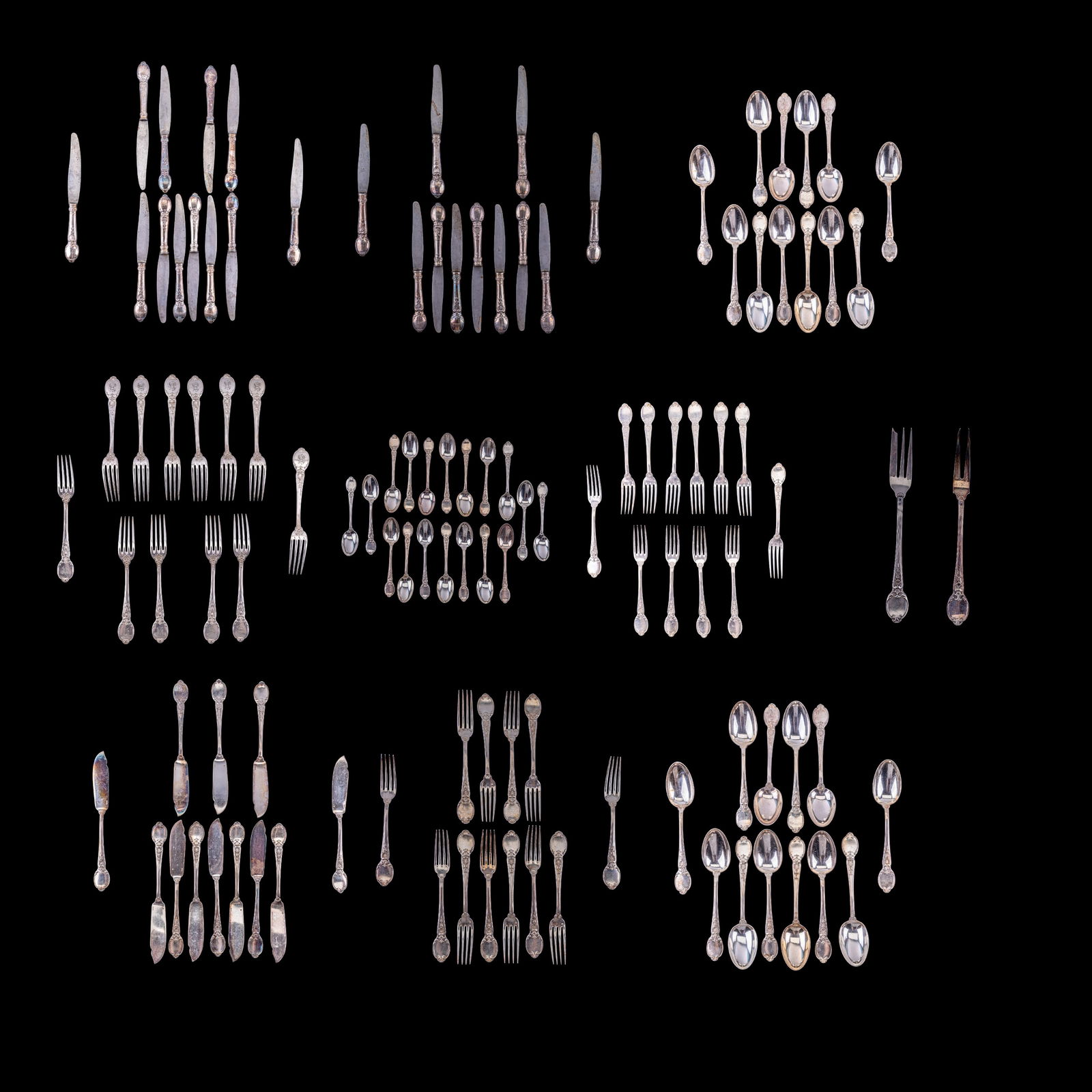 Vintage Christofle Flatware Service (109 Pcs) (1 of 11)