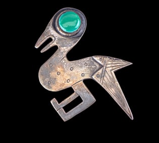 Vintage Sterling Silver Brooch