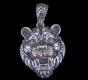 Scott Kay Designer Sterling Tiger Pendant