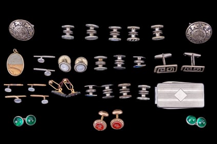 Vintage Cuff Link Pairs (16)