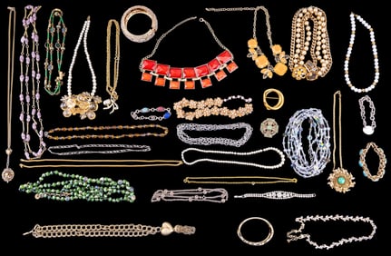 Large Costume Jewelry Grouping