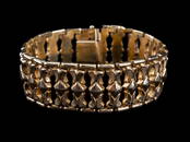 European 14K Gold Segmented Bracelet