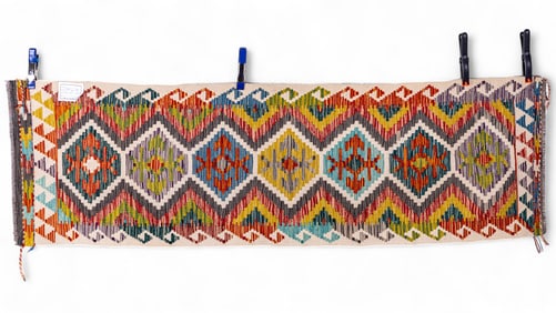 Afghan Caucasian Kilim Rug (KAI#H16)